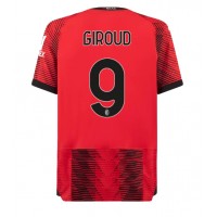 Fotballdrakt Herre AC Milan Olivier Giroud #9 Hjemmedrakt 2023-24 Kortermet